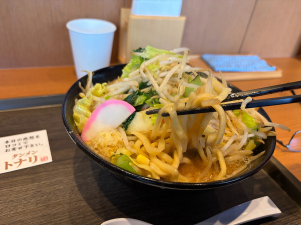 「味噌タンメン並　生姜あり940円」@タンメン トナリ 市原五井店の写真