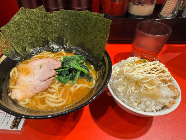 「ラーメン＋のり」@横浜家系ラーメン 十三代目野中家の写真