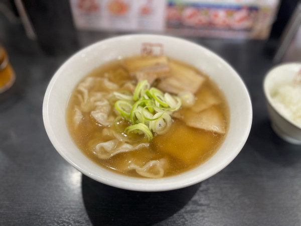 「喜多方ワンタンラーメン」@喜多方ラーメン 坂内 浅草店の写真