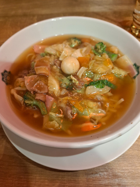 「五目あんかけラーメン７２０円」@日高屋 上大岡西口南店の写真