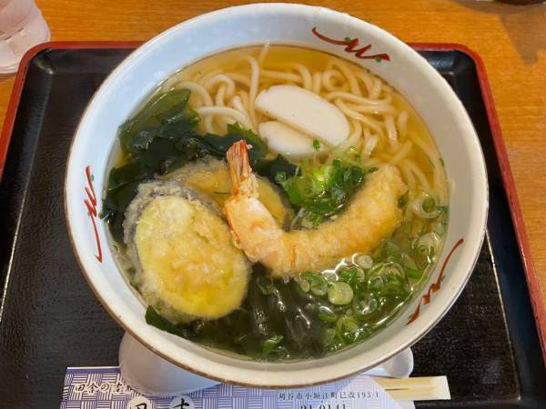 「天婦羅うどん　￥９１０」@麺処 田吉の写真