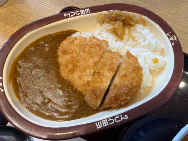 「かつカレー（日替わりセット）」@山田うどん食堂 江川店の写真