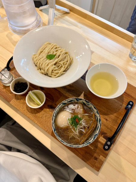 「昆布水つけソバ汐特製盛り」@RUSTIC NOODLESの写真