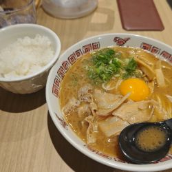 濃厚きのこらラーメン+ご飯
