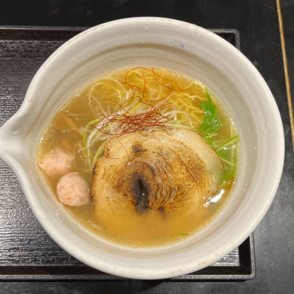 「塩ラーメン　半鯛飯」@麺処 銀笹の写真