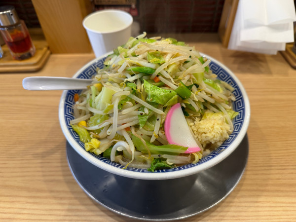 「タンメン 大盛 野菜増し 1090円」@東京タンメン トナリ 西葛西店の写真