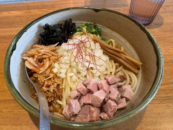 「【限定】えび油そば1300円」@麺や 結の写真