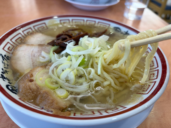 「中華そば830円 こってり無し」@田中そば店 カインズ市原店の写真