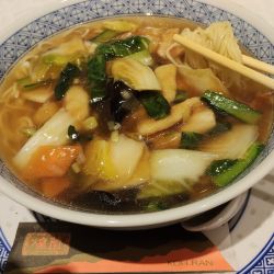 五目スープそば(1,300)