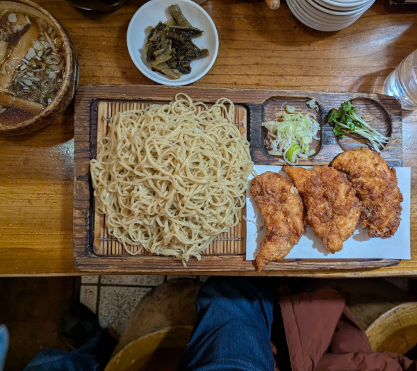 「こうようつけ麺中盛」@新高揚の写真