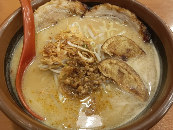 「北海道味噌󠄀炙りチャーシューらーめん2枚¥1280」@麺場 田所商店 大宮宮原店の写真