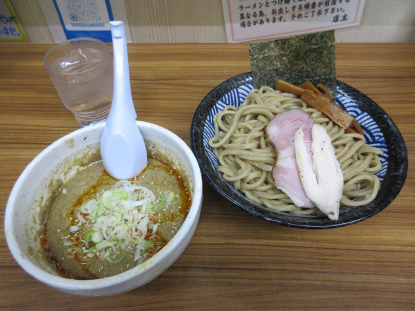 「ごまつけ麺（１１６０円）＋中盛８０円」@大勝軒ROSSO－ロッソ－の写真