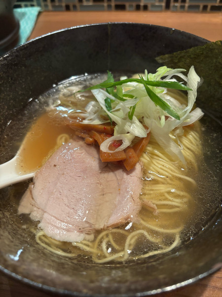 「塩そば」@秋刀魚中華そば 生粋の写真