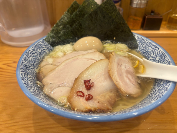 「特製塩そば」@中華そば 笑歩の写真