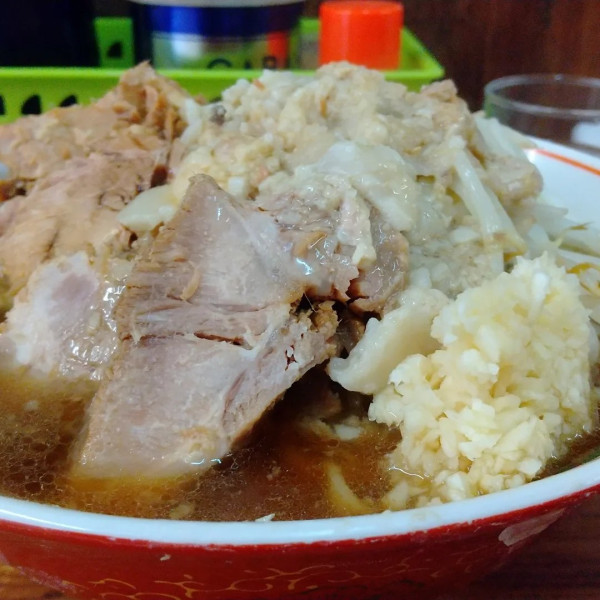 「#小ブタ #1100円 #ニンニクアブラカラメ」@ラーメン二郎 品川店の写真