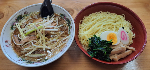 「ネギつけ麺950円」@らぁめん家の写真