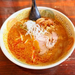 カレーヌードル　1100円　辛さアップ赤150円