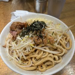 汁なし(1100円)ニンニク･アブラ