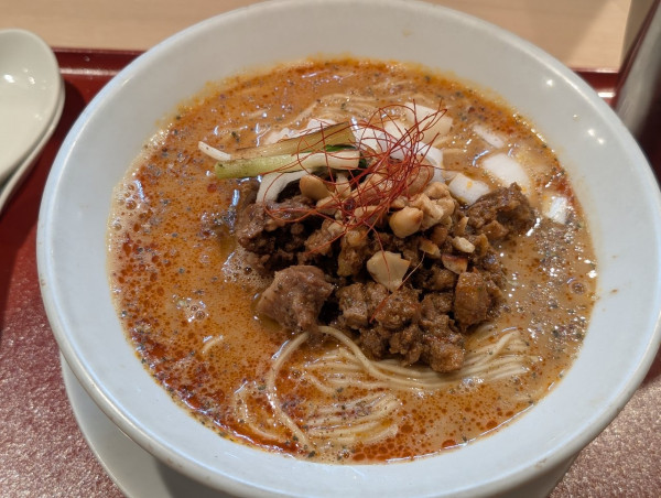 「販売期間延長限定 たいむの担々麺」@燃えよ麺助の写真