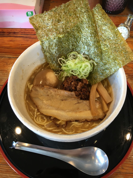 「夢らーめん」@らぁめん 夢屋台 尼崎店の写真