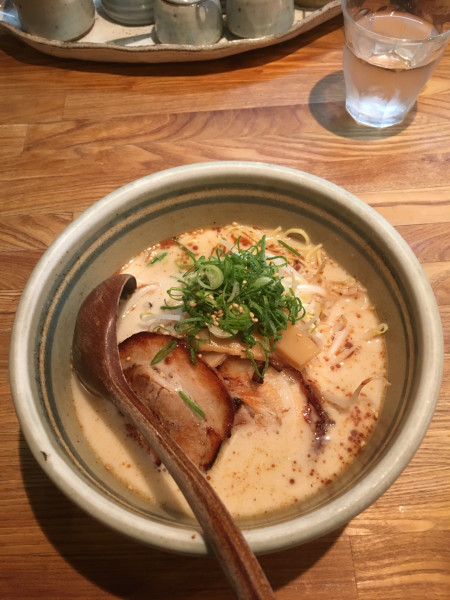 「とんこつ塩」@麺屋 あまのじゃく 京田辺店の写真