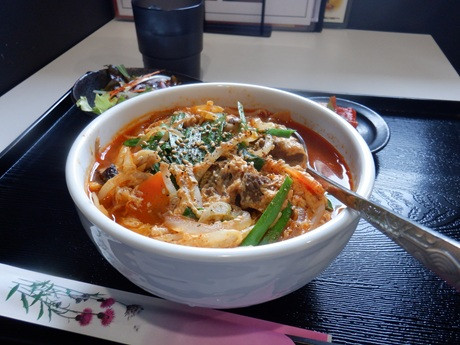 「カルビスープ麺」@韓国居酒屋 サガの写真