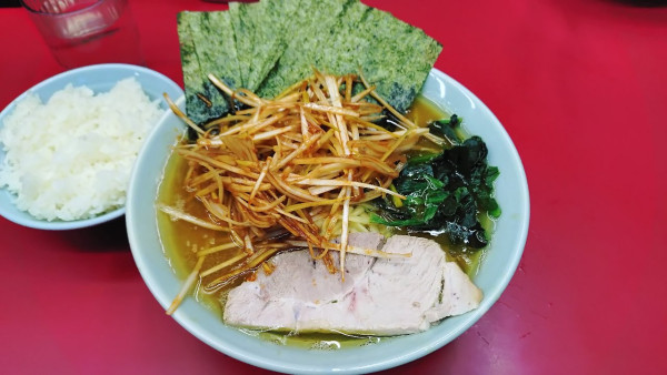 「特製ネギらーめん(中・のり)」@家系らーめん 武将家の写真