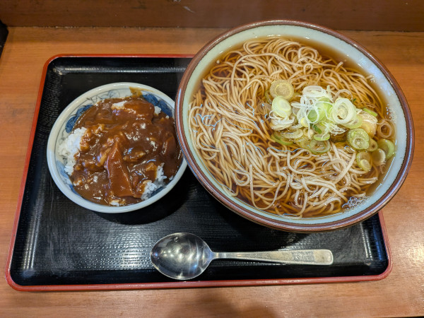 「そば定食＋大盛り」@元長の写真