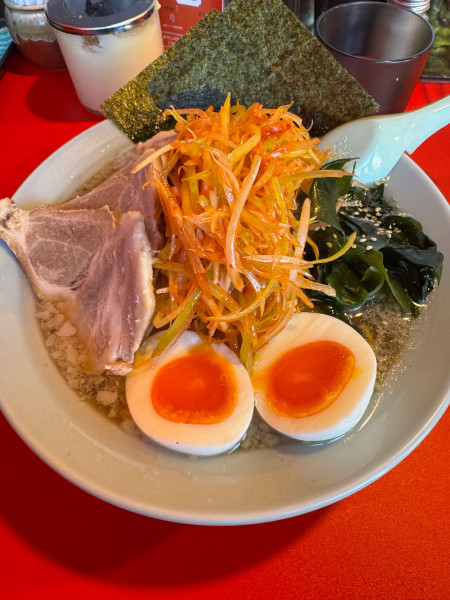 「辛ネギラーメン」@ラーメンショップ○波 武蔵浦和店の写真
