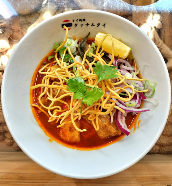 「カオ･ソーイ 1230円」@タァナムタイの写真