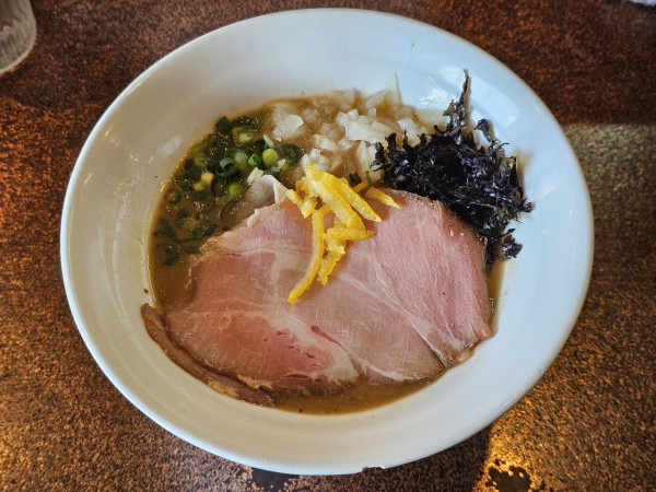 「【限定】濃厚アジフォー～追いアジ煮干（熊本牛深）～1400円」@2番ライト 煮干男の写真