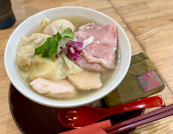 「特製白だししなそば」@手打ち正麺 Hachimitsuの写真