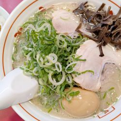 長浜ラーメン＋味付半熟玉子＋ねぎ
