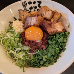 肉入り台湾まぜそば