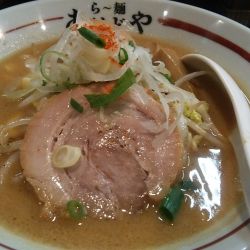 あじ玉味噌ら～麺 1050円＋ライス 150円