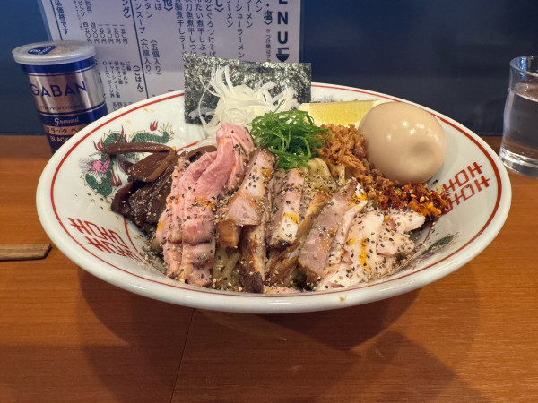 「まぜそば」@自家製手もみ麺 鈴ノ木の写真