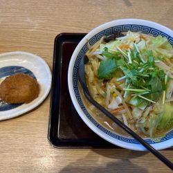 野菜たっぷり味噌ラーメン＋大盛り