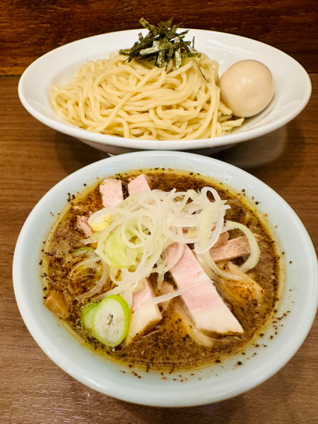 「【限定】特製塩つけそば（大）【1450円】」@中華そば ふうみどうの写真