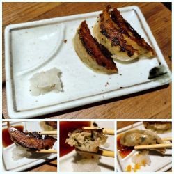 手延べ餃子(3個)　￥300