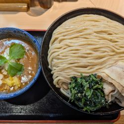 【限定】柚子味噌つけ麺1150円(麺増し600円)