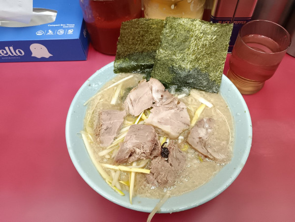 「ネギチャーシュー　960円」@ラーメンショップ 牛久結束店の写真