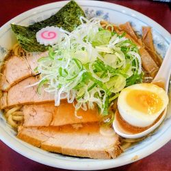 にぼし油の中華そば+叉焼(小)・ねぎ