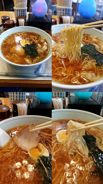 「『ワンタン麺(￥1100)』」@大勝軒 武蔵増戸店の写真