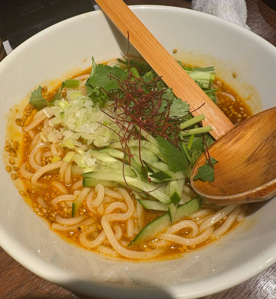 「冷やし麻辣麺」@焼鳥ひじりの写真