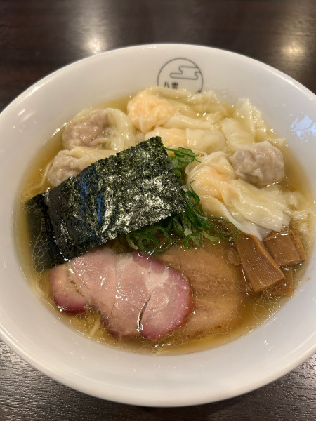 「白だし特製ワンタン麺」@八雲の写真