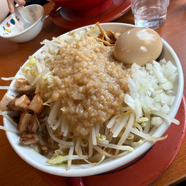 「ジャンク味玉」@みそらーめん 満開屋 芝東店の写真