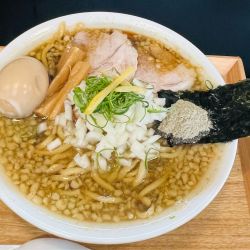 限定『煮干背脂』大盛り　味玉追加