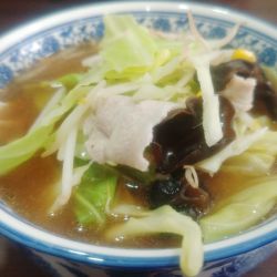 野菜味噌麺と半チャーハン税抜７５０円