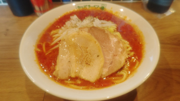 「トマトラーメン１０００円＆太麺変更８０円」@らーめん ニューカッパの写真