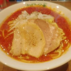 トマトラーメン１０００円＆太麺変更８０円